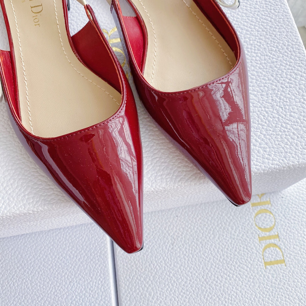 *PRE-ORDER* Patent Flats in Red