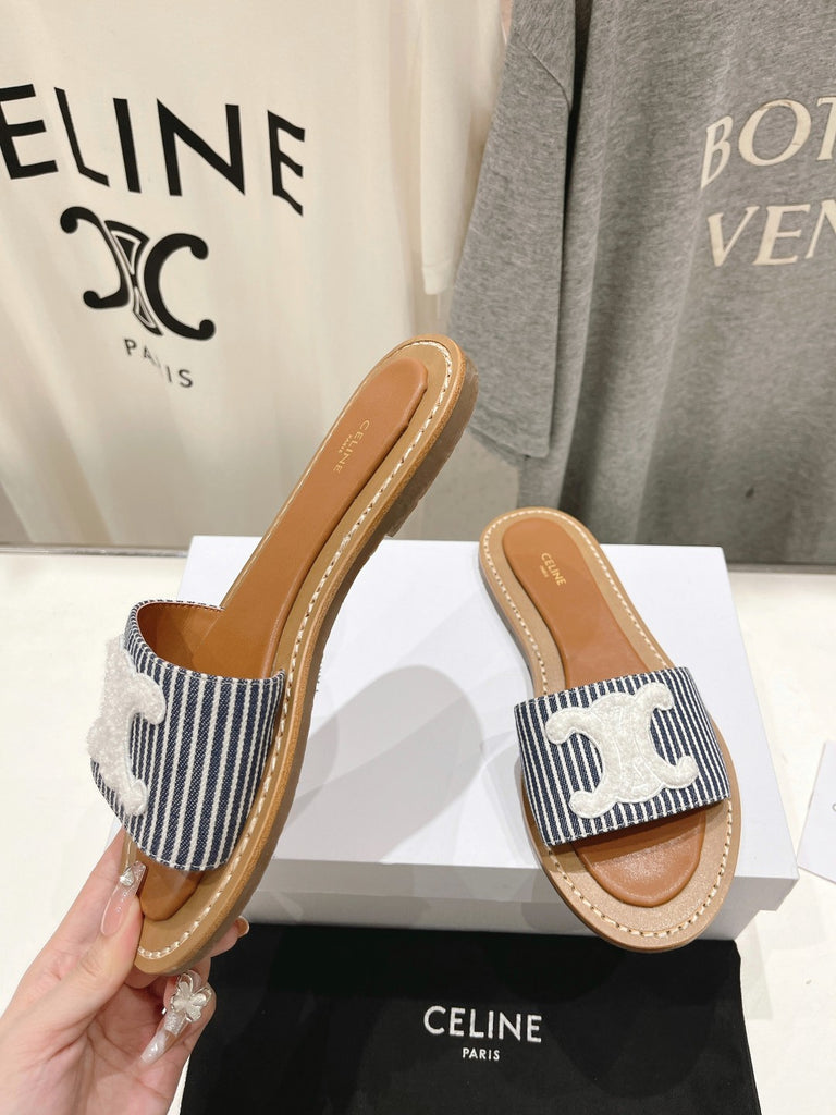 *PRE-ORDER* WOVEN SANDALS BLUE/WHITE