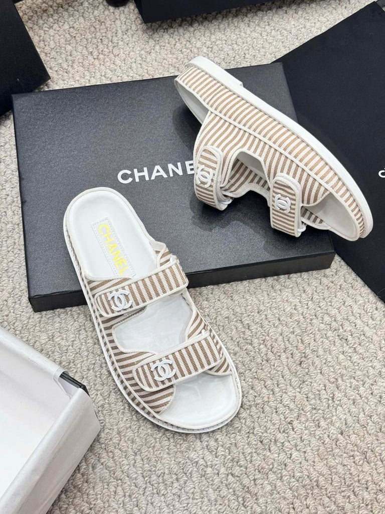 *PRE ORDER* Striped Summer Sandals - Neutral