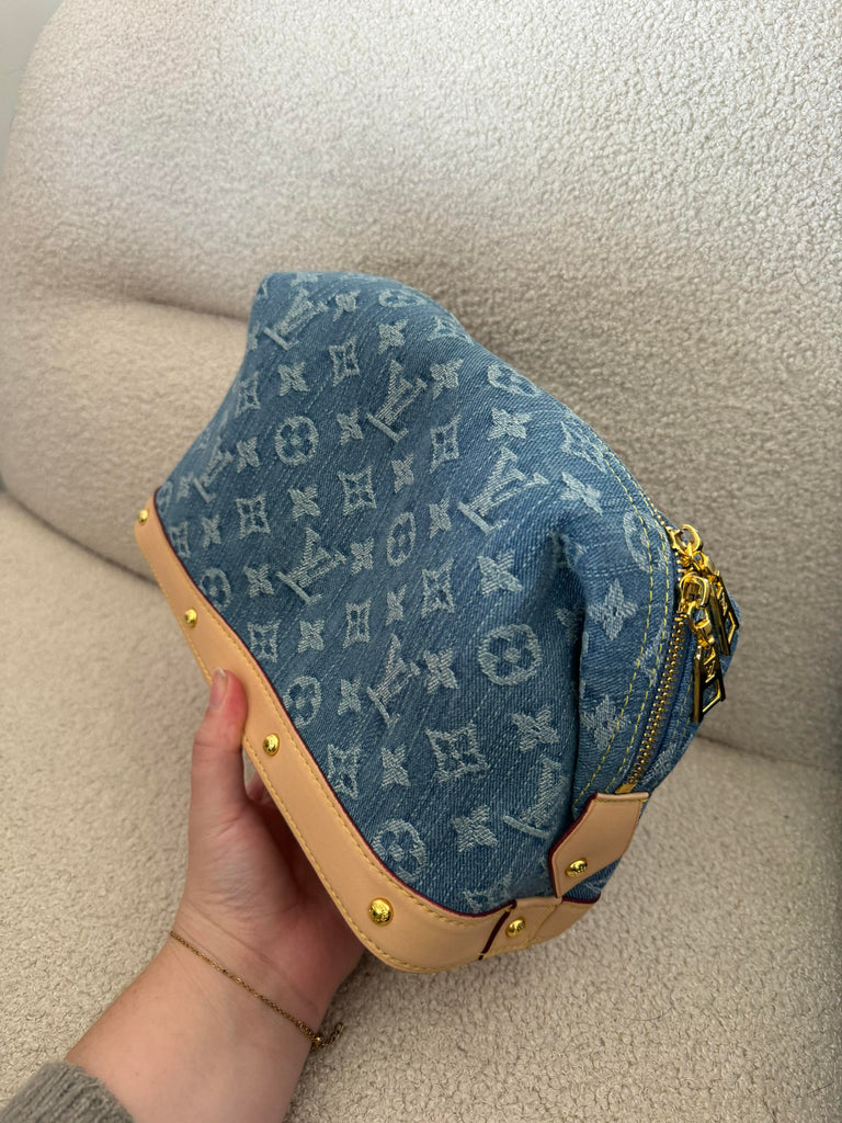 Denim Vanity Bag