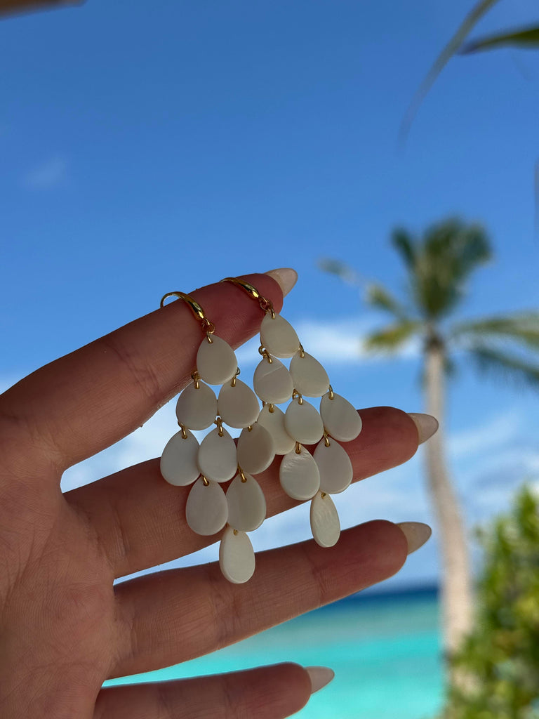 Beach Collection - Pearl Drop Earrings