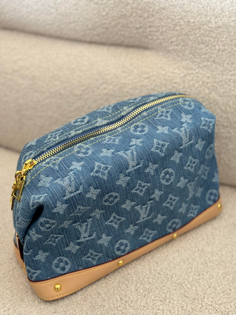 Denim Vanity Bag