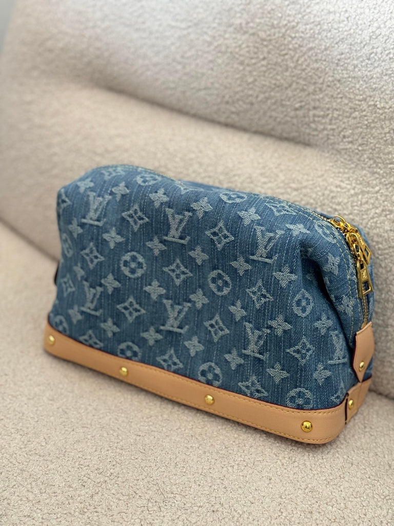 Denim Vanity Bag