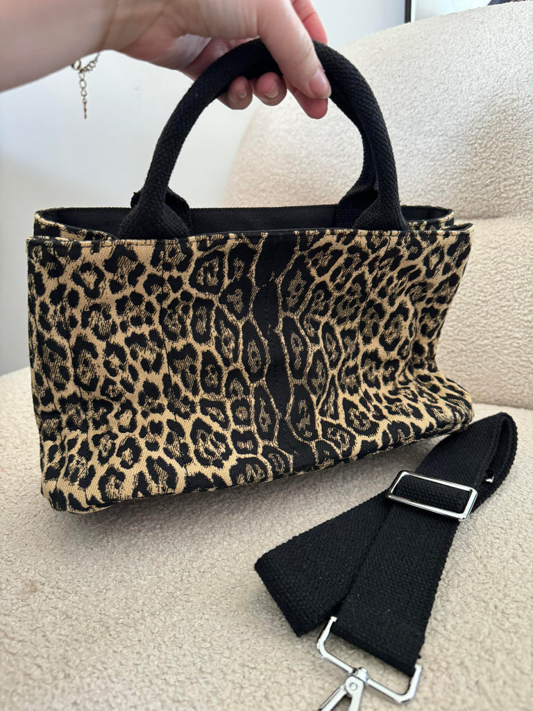 Leopard Canvas Bag