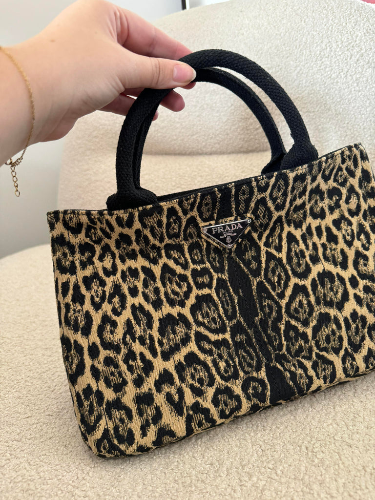 Leopard Canvas Bag