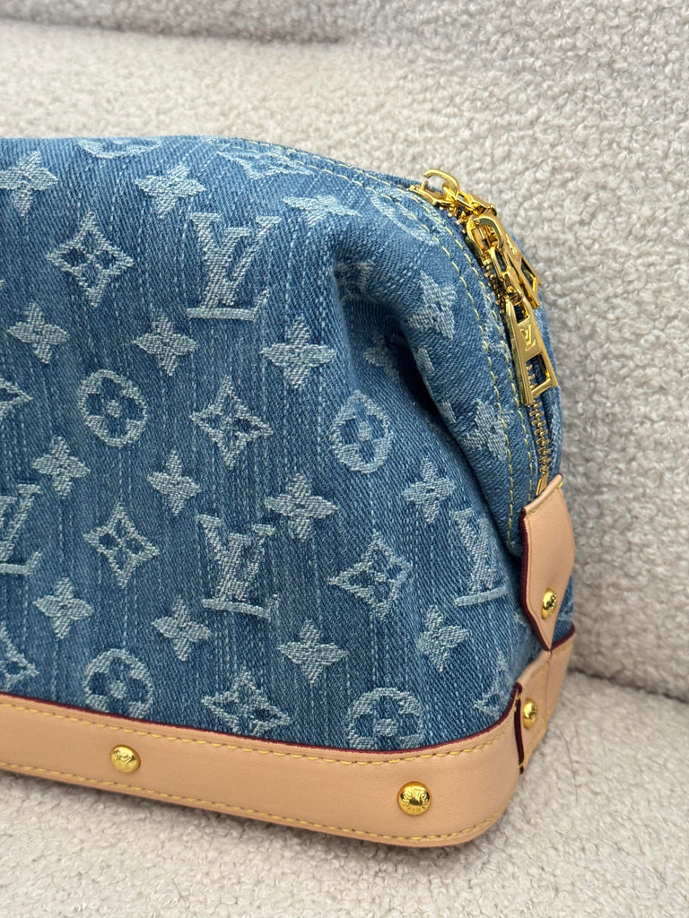 Denim Vanity Bag