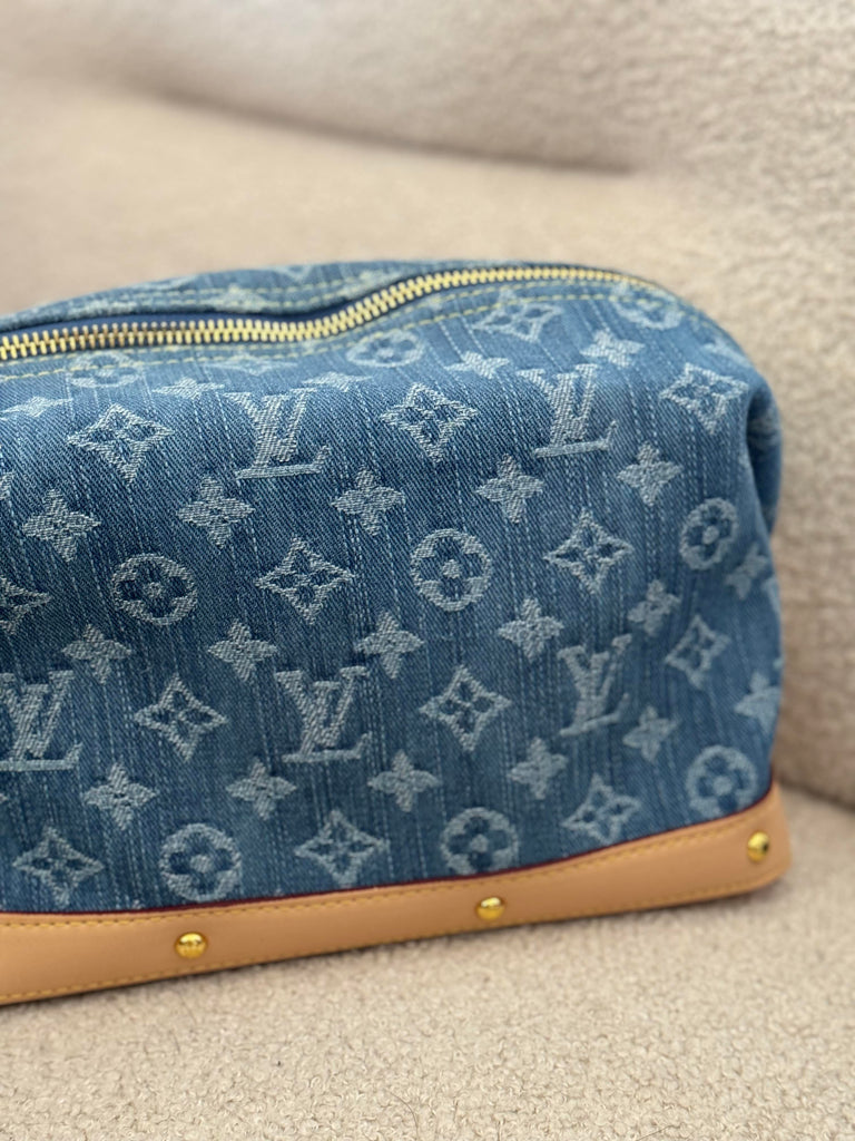 Denim Vanity Bag