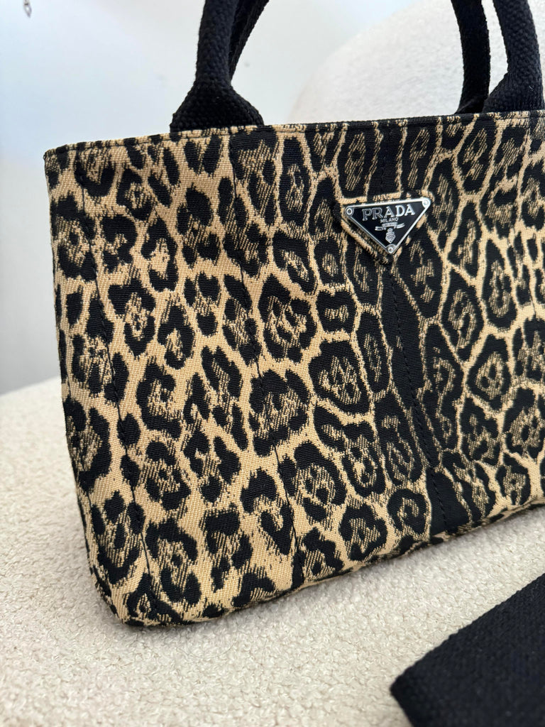 Leopard Canvas Bag