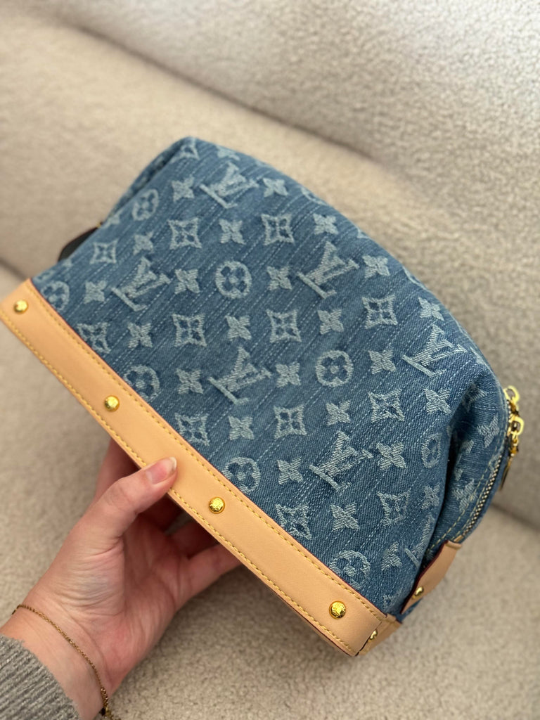 Denim Vanity Bag