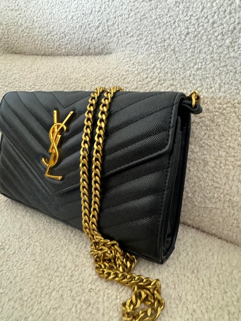 Black Stitched Bag