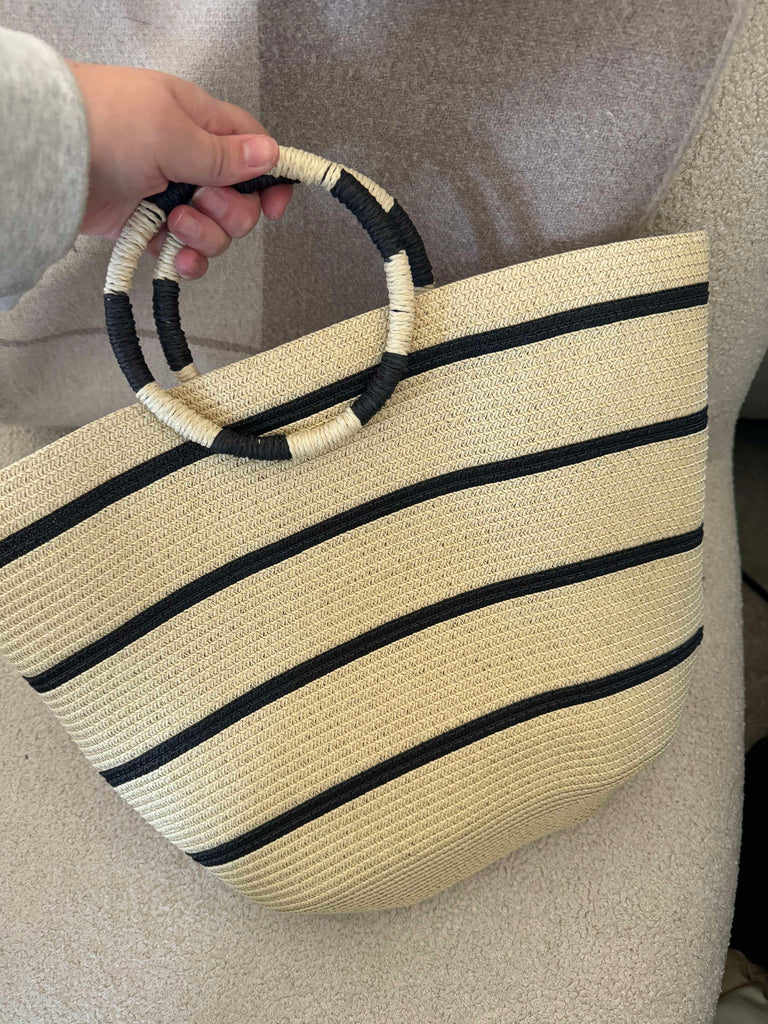 Striped Beach Bags