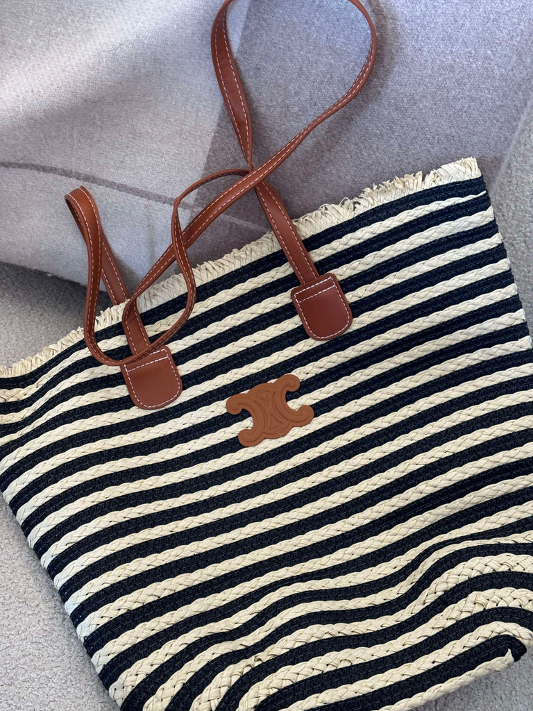 Striped Beach Bags