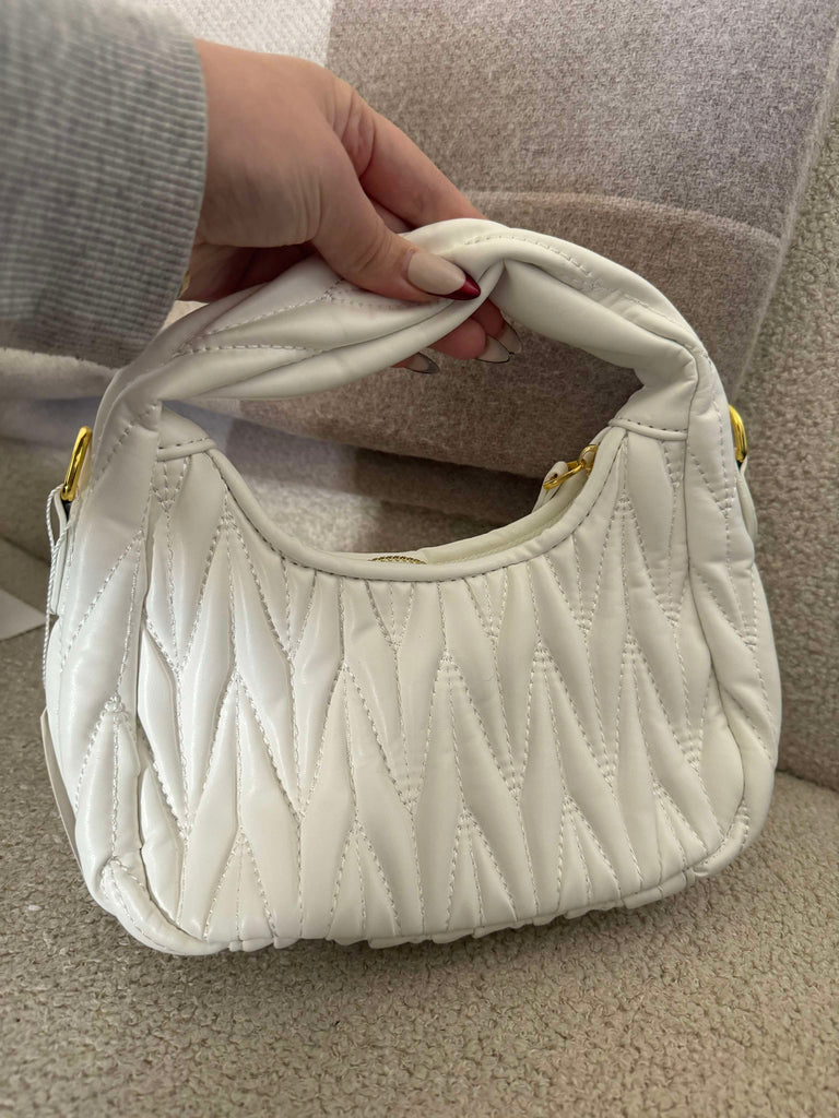 Ruched Moon Bag