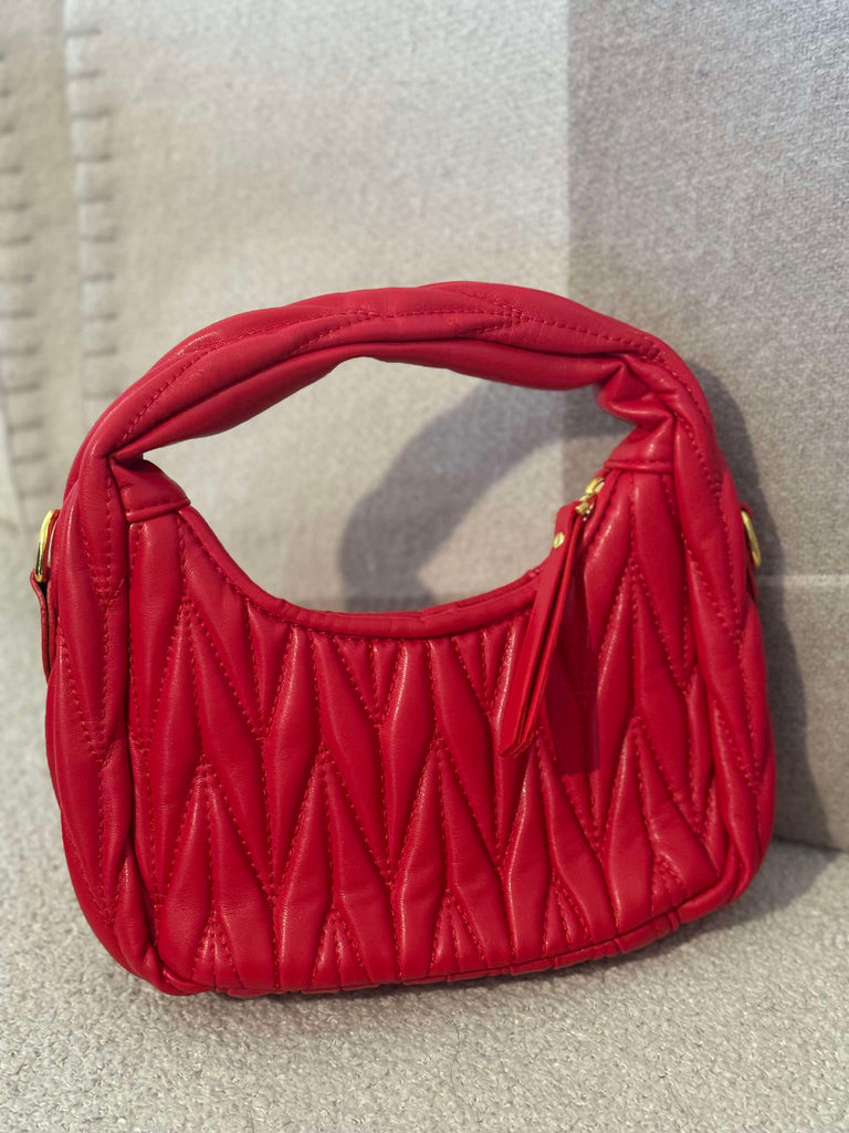 Ruched Moon Bag