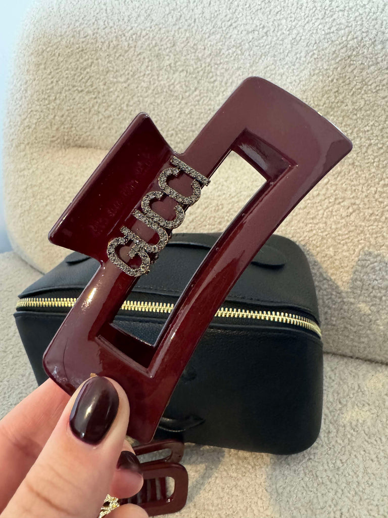 Burgundy Clips