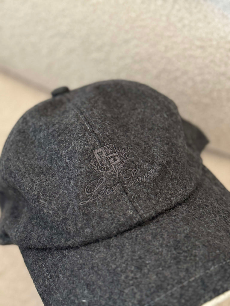 Grey Wool Cap