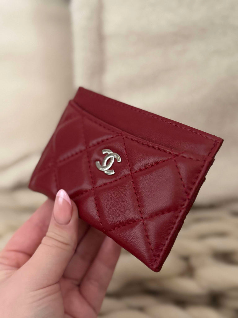 Burgundy Card Holder