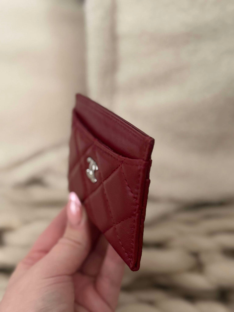 Burgundy Card Holder