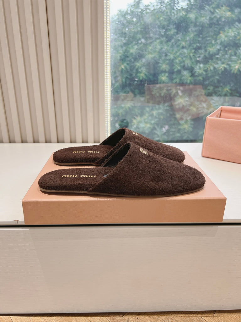 *PRE-ORDER* BROWN SLIP ONS