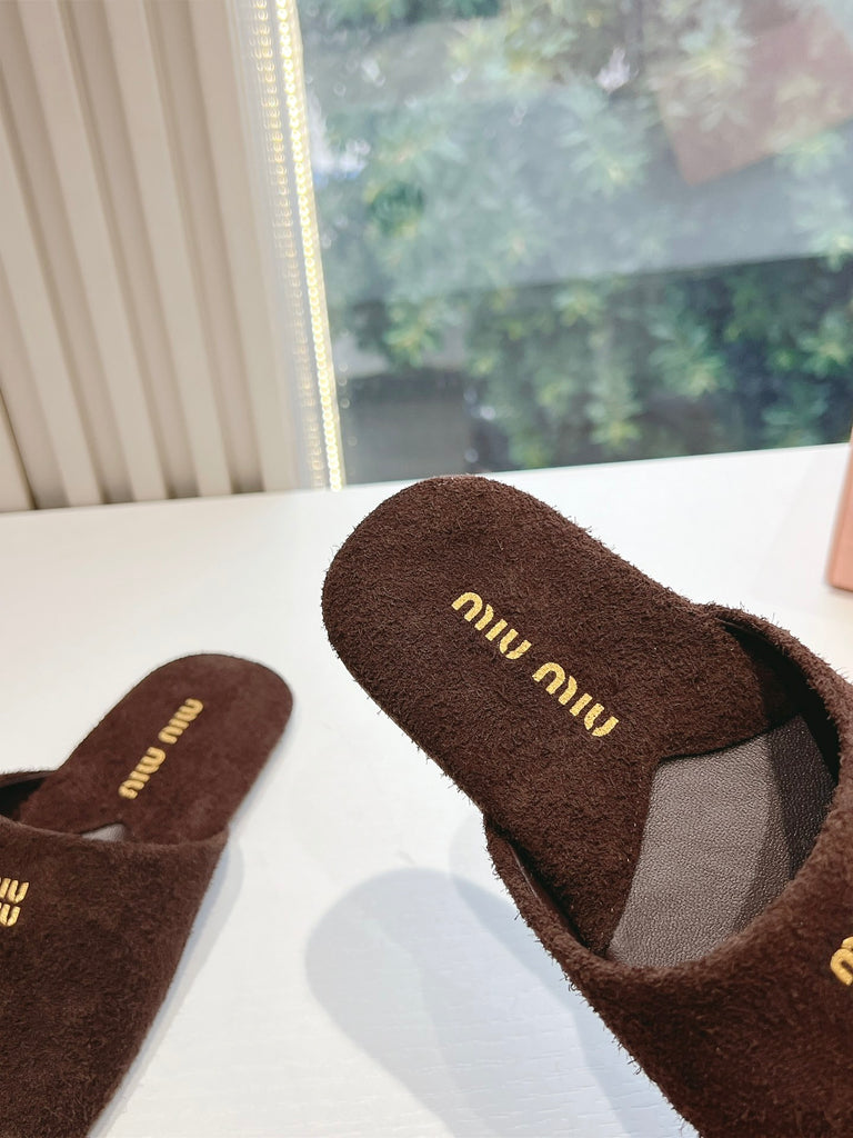 *PRE-ORDER* BROWN SLIP ONS