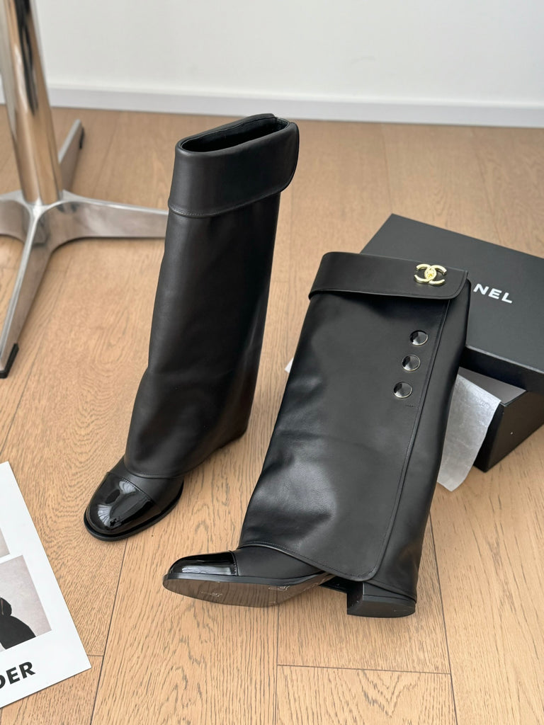 *PRE-ORDER* Black Knee High Boots