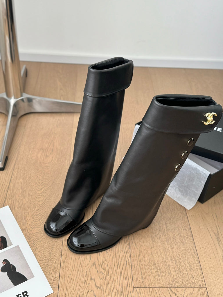 *PRE-ORDER* Black Knee High Boots