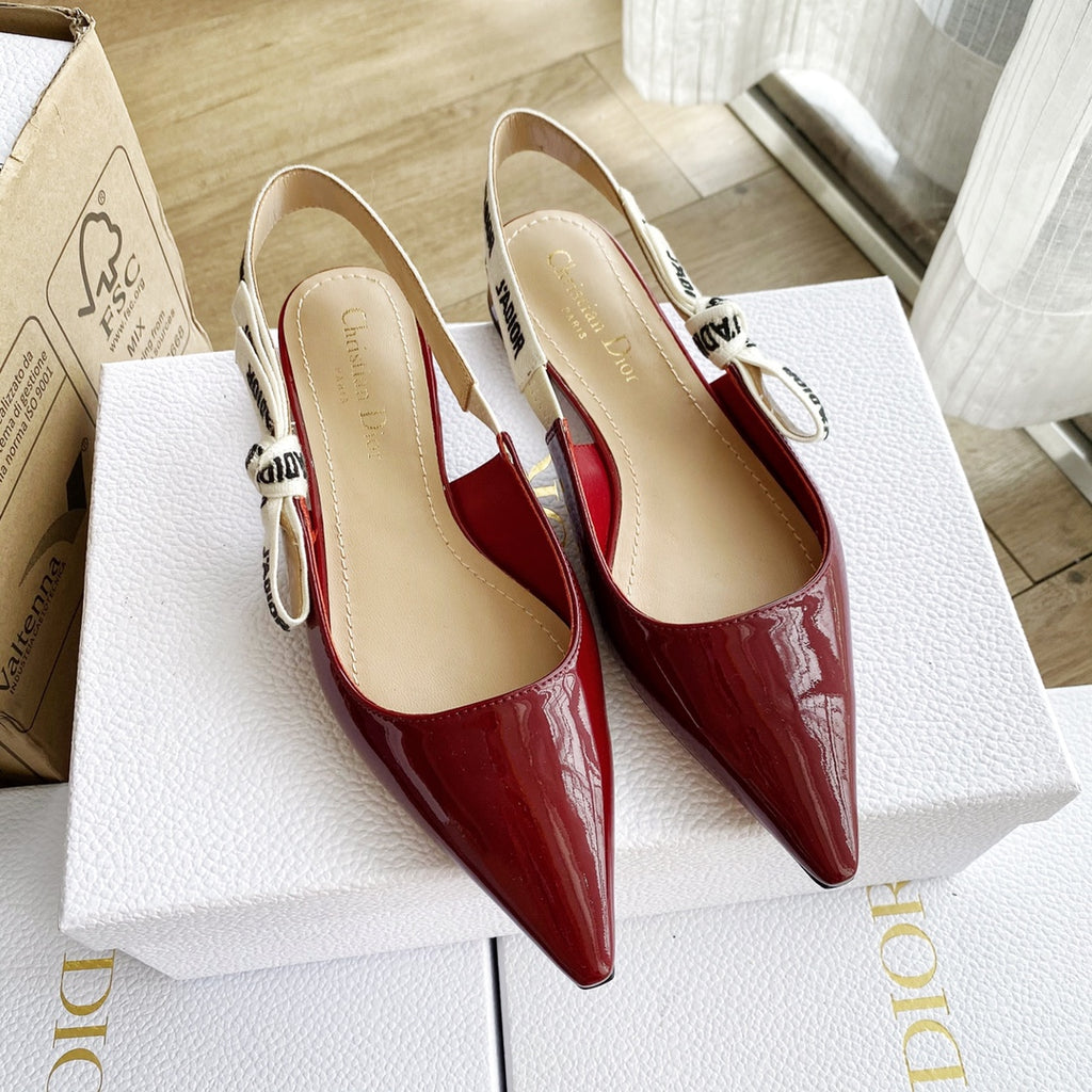 *PRE-ORDER* Patent Flats in Red