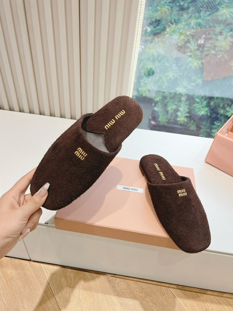 *PRE-ORDER* BROWN SLIP ONS