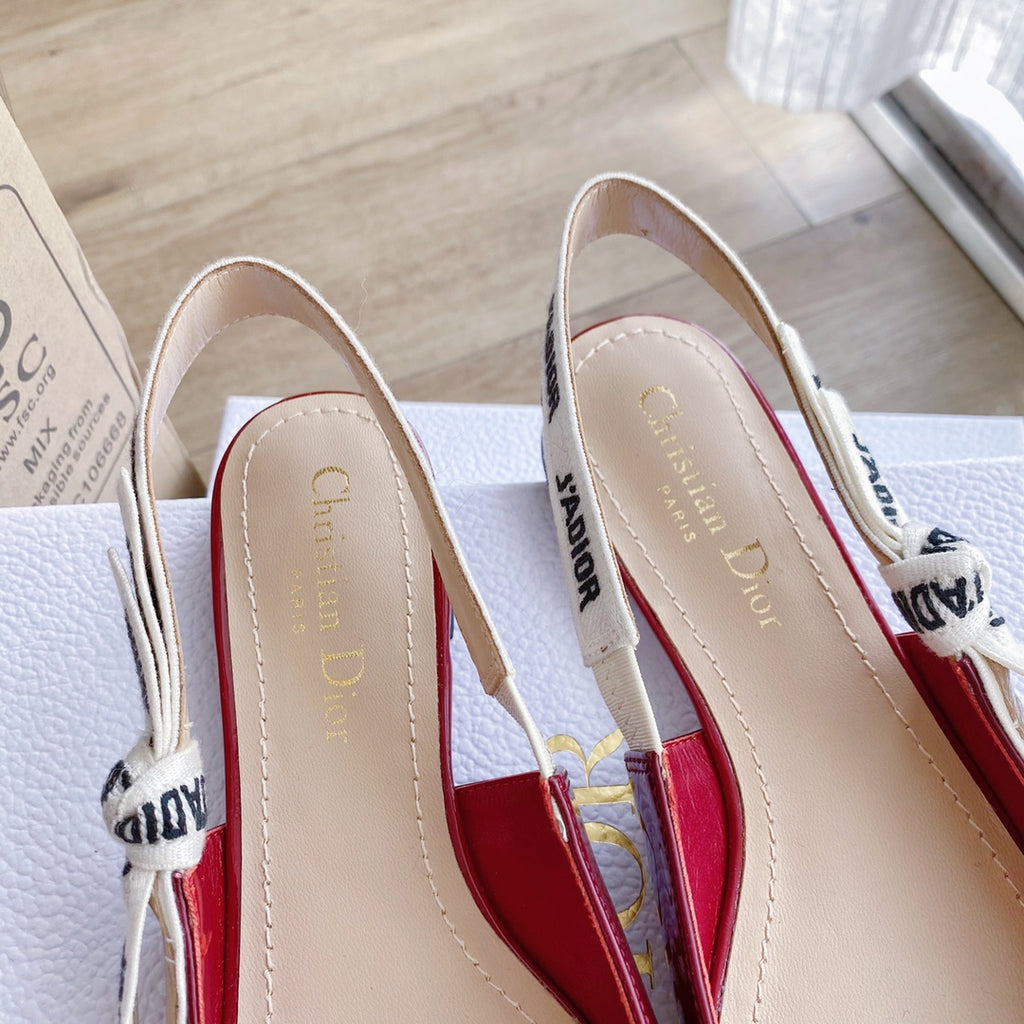 *PRE-ORDER* Patent Flats in Red