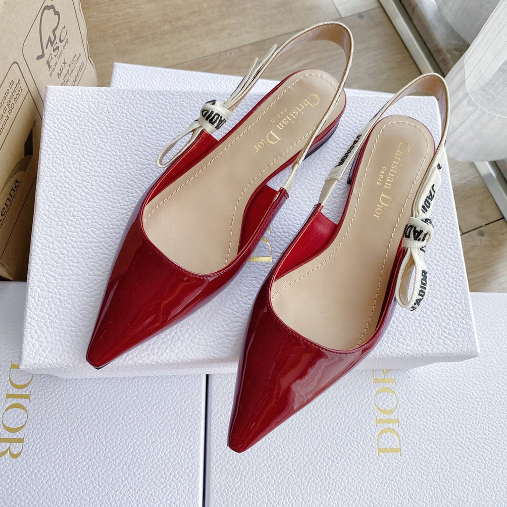 *PRE-ORDER* Patent Flats in Red