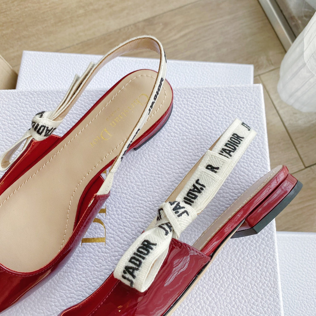 *PRE-ORDER* Patent Flats in Red