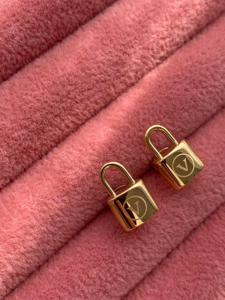 Padlock Earrings