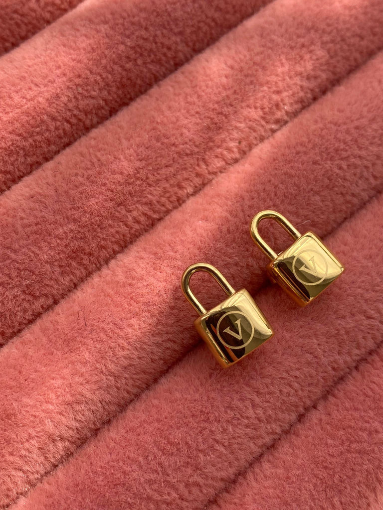 Padlock Earrings