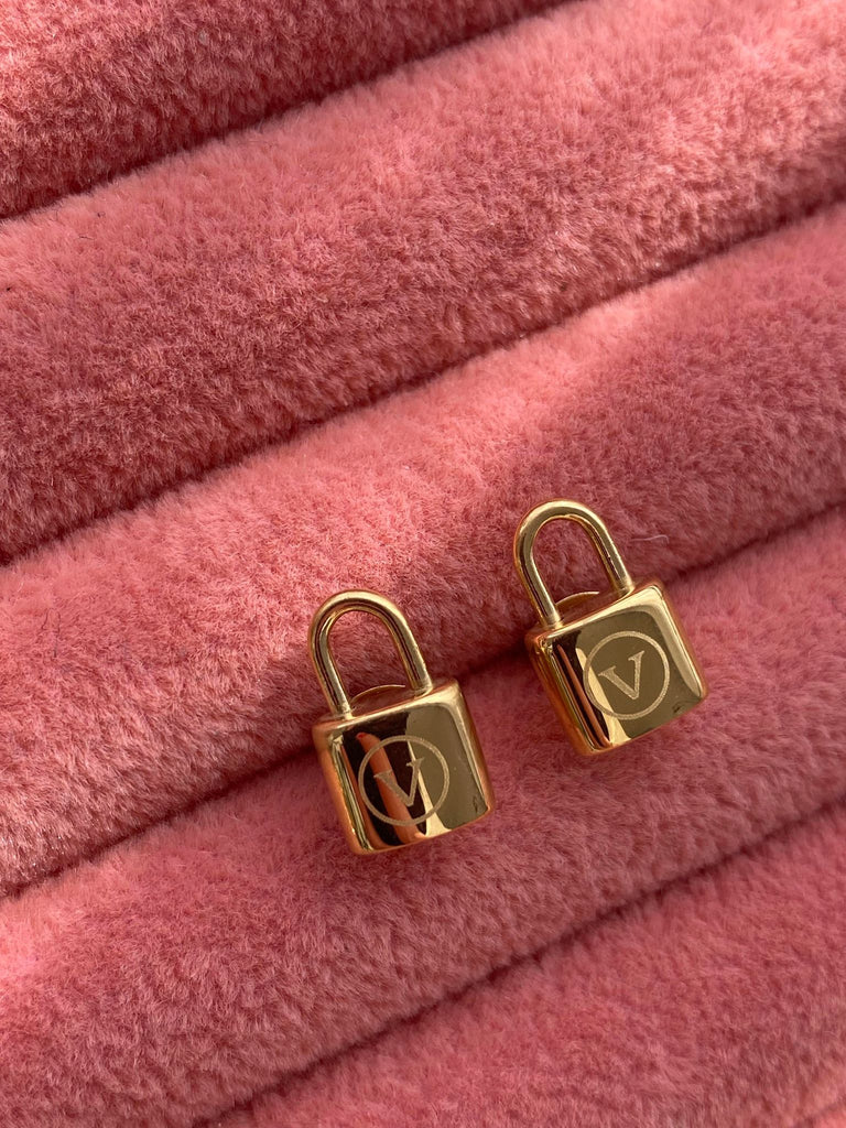 Padlock Earrings